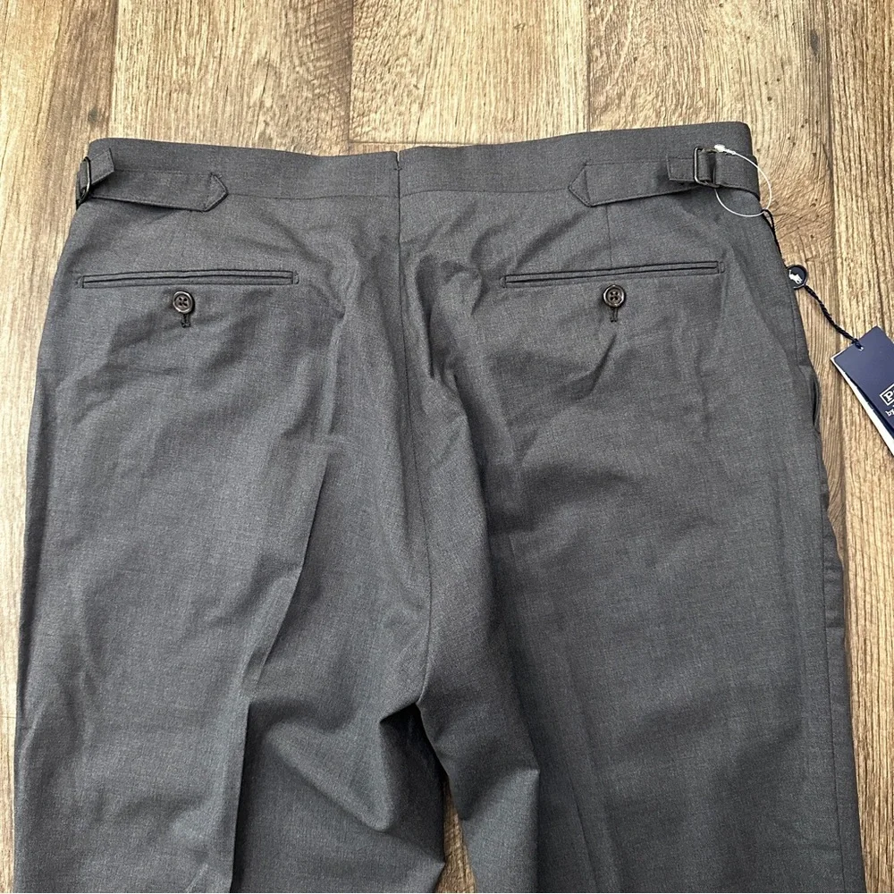 Polo Ralph Lauren 98% Wool Dress Pants Men’s Size 36 Grey *Unhemmed* - Picture 9 of 13